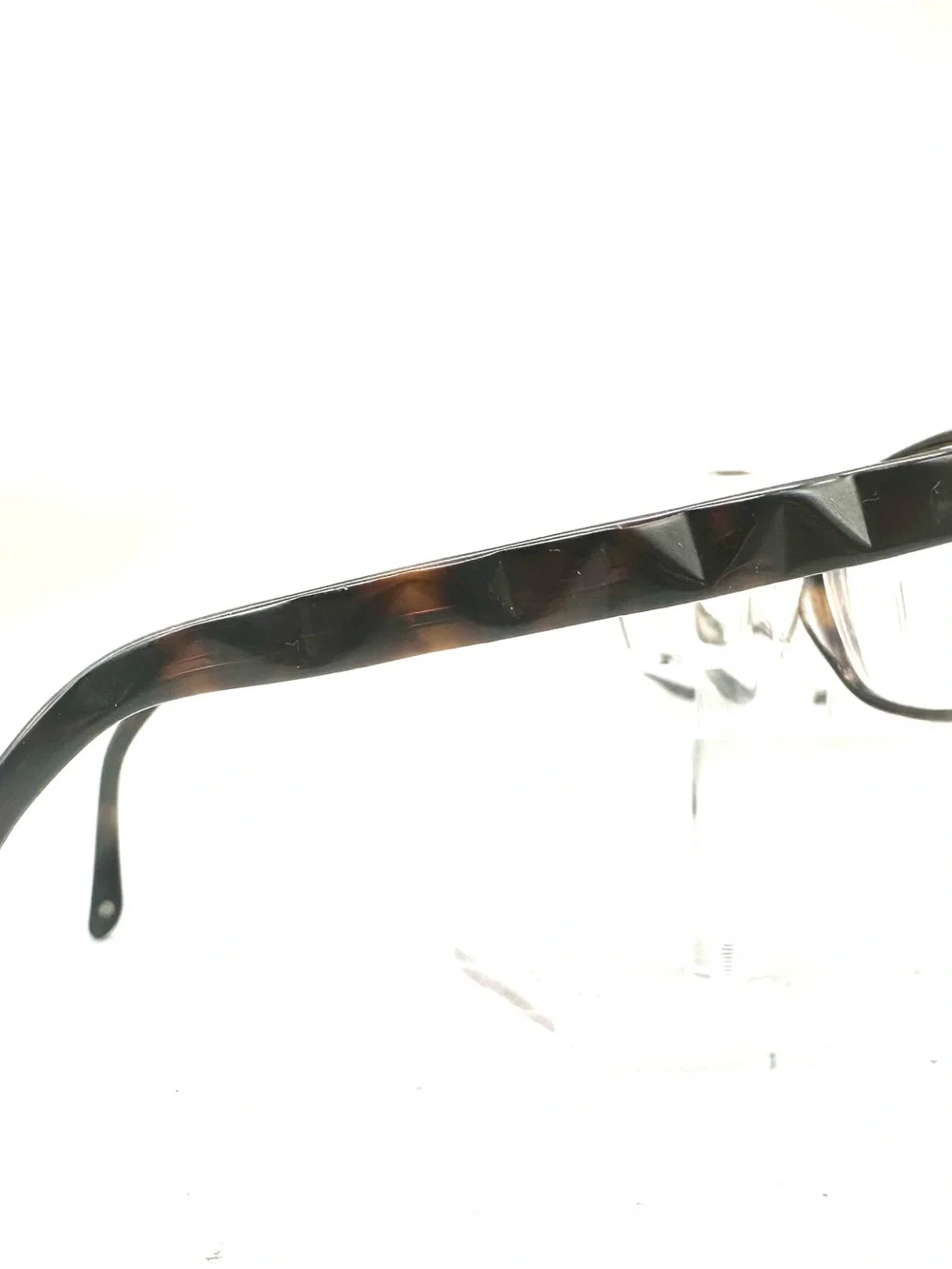 Bulova Massy Tortoise Shell Rectangular Eyeglass Frames 53-16-135 Textured